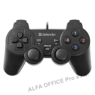 Gamepad Defender Omega, 12tl., USB, černý, vibrační, Windows R XP/VISTA/7/8/10