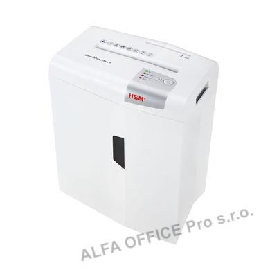 Skartovací stroj HSM ShredStar X5 White, stupeň utajení P-4 (příčný řez 4x35 mm)