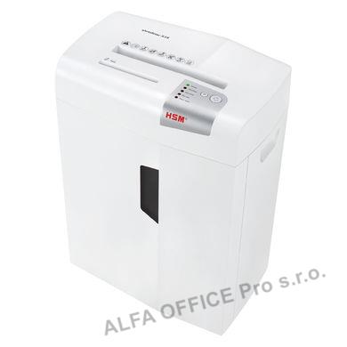 Skartovací stroj HSM ShredStar X15 White, stupeň utajení P-4 (příčný řez 4x37 mm)
