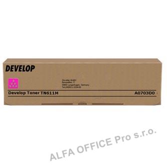 Develop originální toner A0703D0, magenta, 27000str., TN-611M, Develop Ineo +550, +650