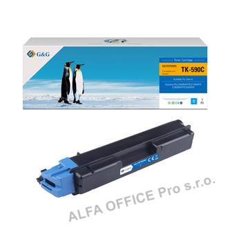  G&G kompatibilní toner s TK590C, cyan, 5000str., NT-CKTK590C, pro Kyocera FS-C 2 