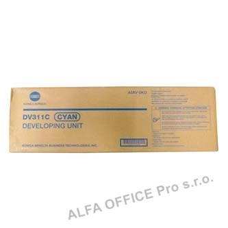 Konica Minolta originální Developer A0XV0KD, DV-311C, cyan, 115000str., Konica Minolta biz