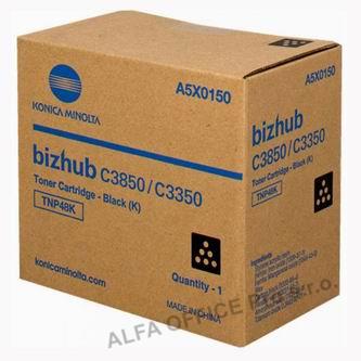 Konica Minolta originální toner A5X0150, black, 10000str., TNP48K, Konica Minolta Bizhub C