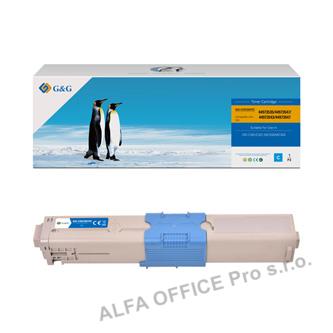  G&G kompatibilní toner s 44973535, cyan, NT-COC301FC, pro OKI C301, C321, MC332, 