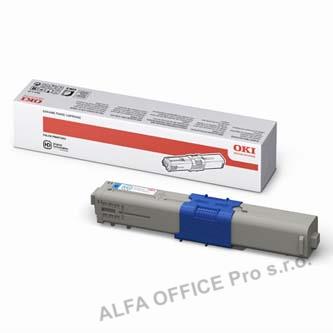 OKI originální toner 44469724, cyan, 5000str., OKI C510, 530