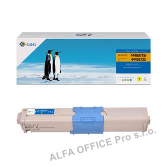  G&G kompatibilní toner s 44469722, yellow, 5000str., NT-COC510FY, pro OKI C510, 