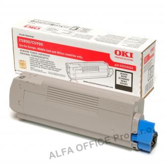 OKI originální toner 43324424, black, 6000str., OKI C5800, 5900