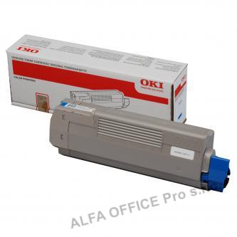 OKI originální toner 44315307, cyan, 6000str., OKI C610