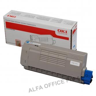 OKI originální toner 44318607, cyan, 11500str., OKI C710, C711