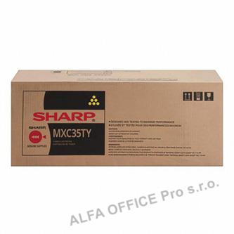 Sharp originální toner MX-C35TY, yellow, 6000str.