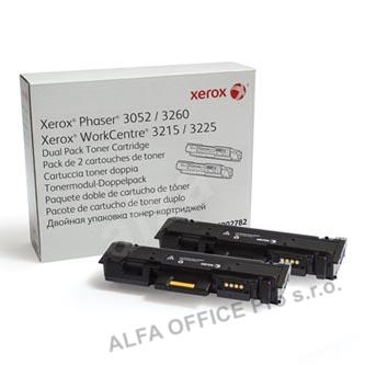 Xerox originální toner 106R02782, black, 2x3000str., Xerox Phaser 3052,3260, WorkCentre 32