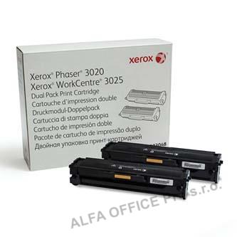 Xerox originální toner 106R03048, black, Xerox Phaser 3020B, dual pack