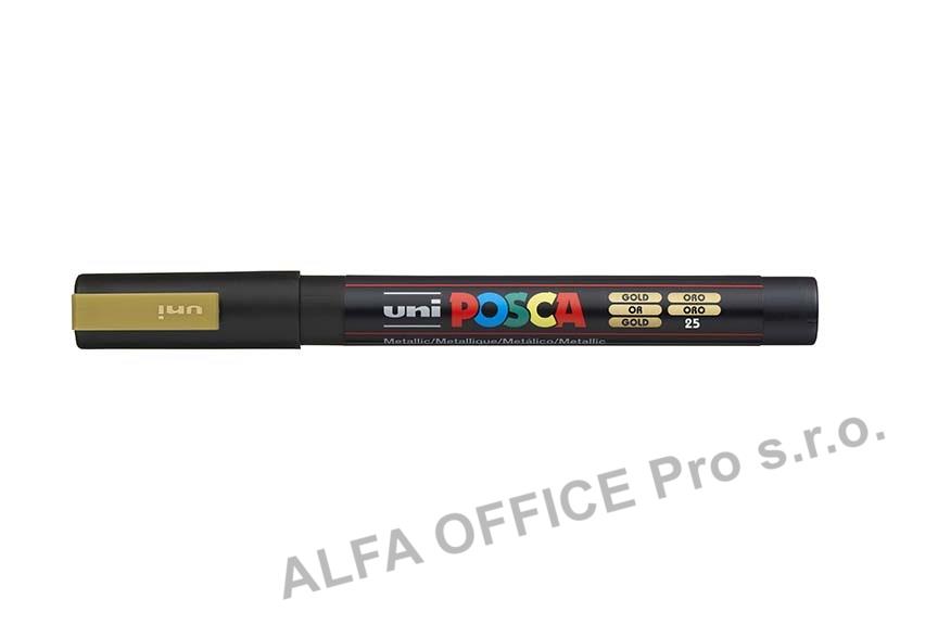 Posca popisovač / 0,9–1,3 mm - zlatá