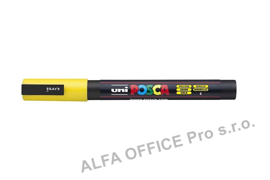 Posca popisovač / 0,9–1,3 mm - žlutá