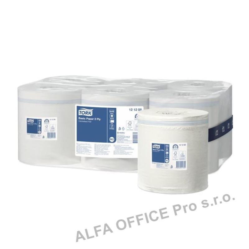 Ručníky v rolích TORK bílé 121208/ dvouvrstvé /6ks