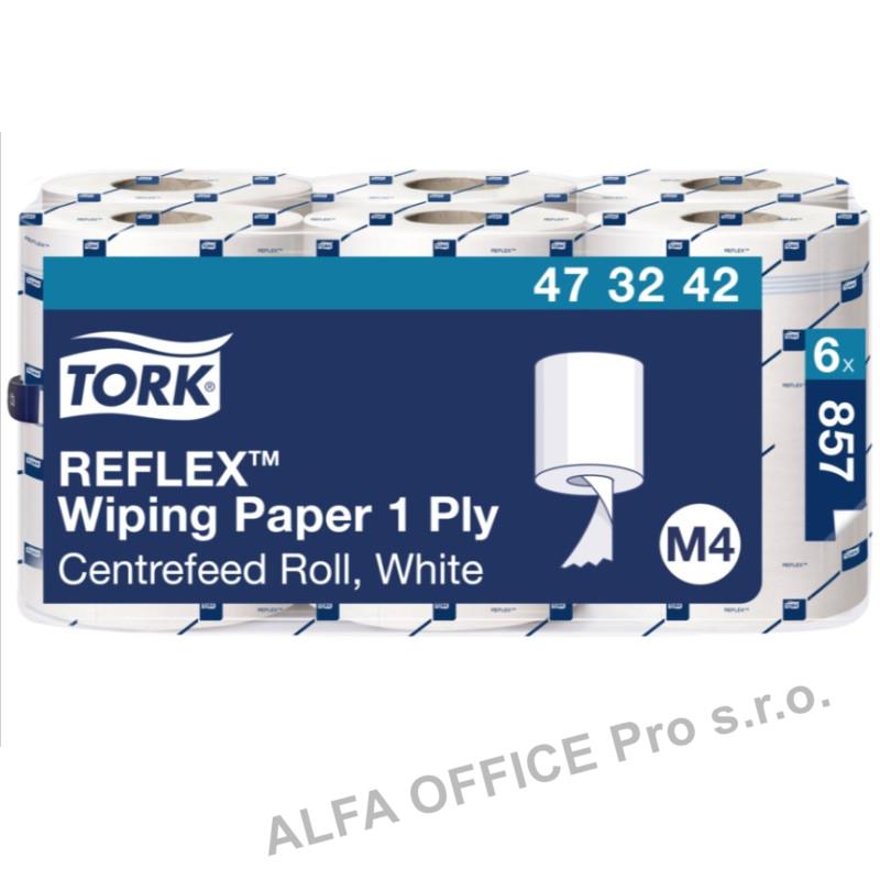 TORK 473242 – Reflex™ MIDI, papírová utěrka, 1vr., 300 m, bílá / 6ks