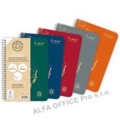 Blok kroužkový Clairefontaine forever A5 - linka / 60 listů / mix barev