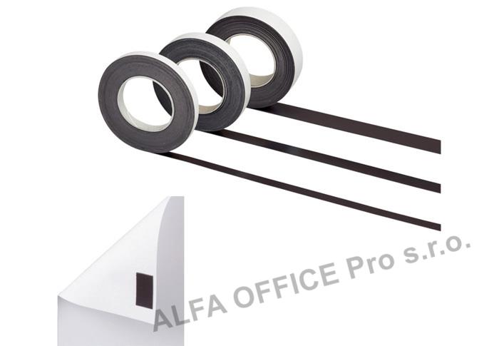 Magnetické pásky samolepicí Hebel - 25 mm x 10 m