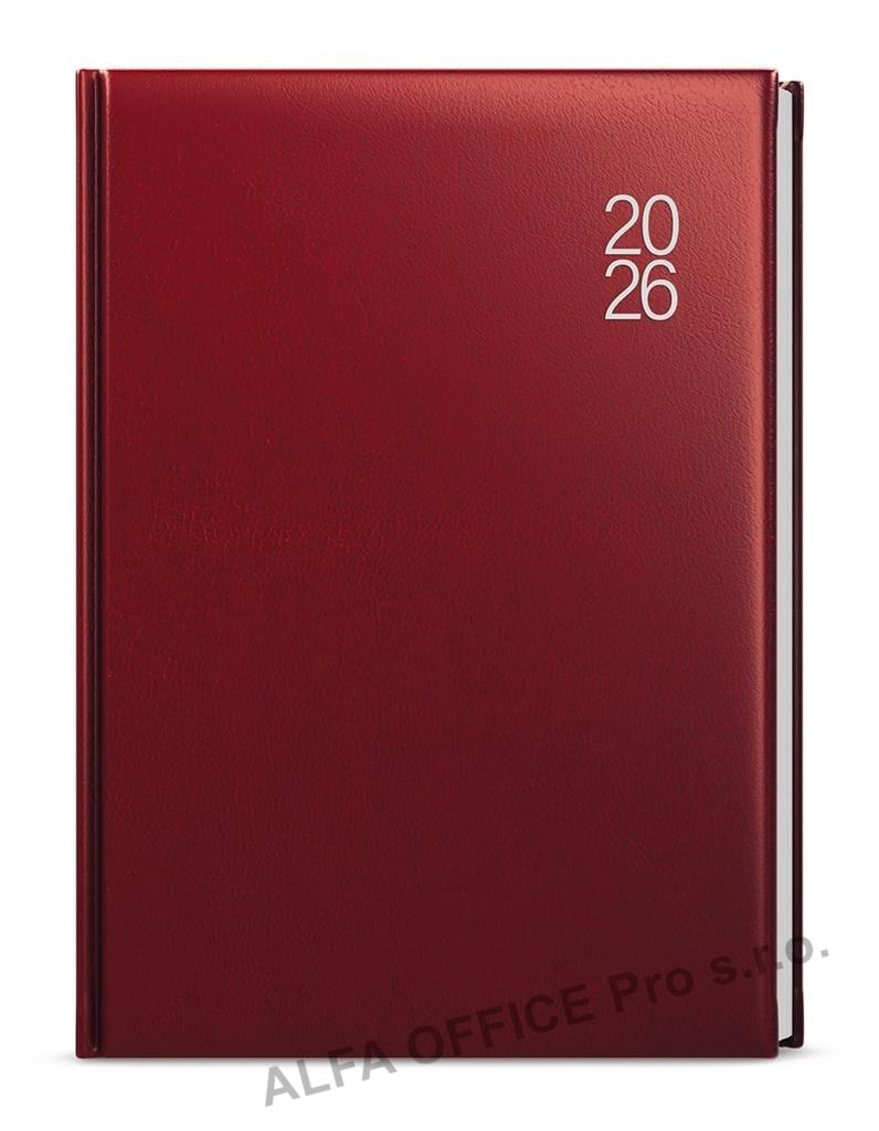 Diář BALACRON - A5 / týdenní / bordó