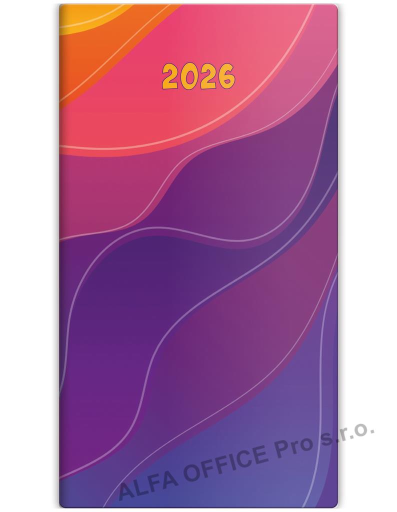 Diář kapesní LAMINO - čtrnáctidenní / design 6